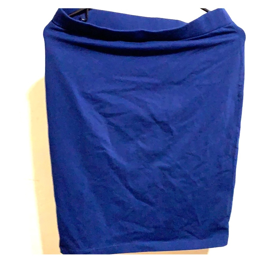 Forever 21 stretchy blue skirt